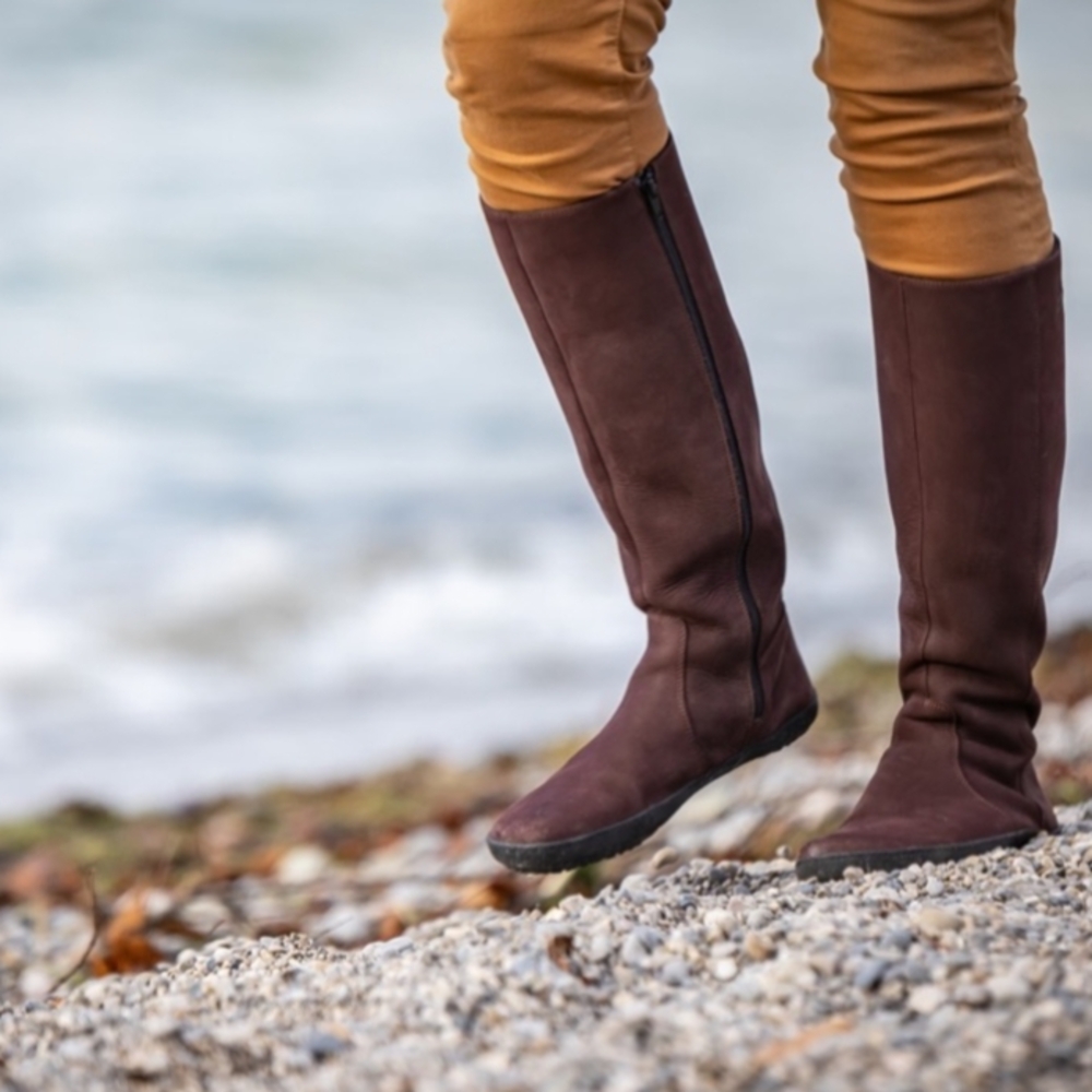 Brown Knee-High Boots